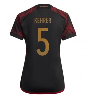 Tyskland Thilo Kehrer #5 Udebanetrøje Dame VM 2022 Kort ærmer